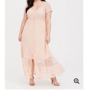 Torrid Lace Maxi Dress NWT 3X Plus Size